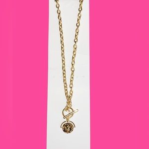 NWT Celtic Coin Toggle Necklace